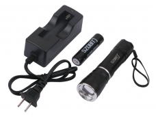 SZOBM ZY-007A CREE Q5 LED Flashlight Zoomable Torch Set